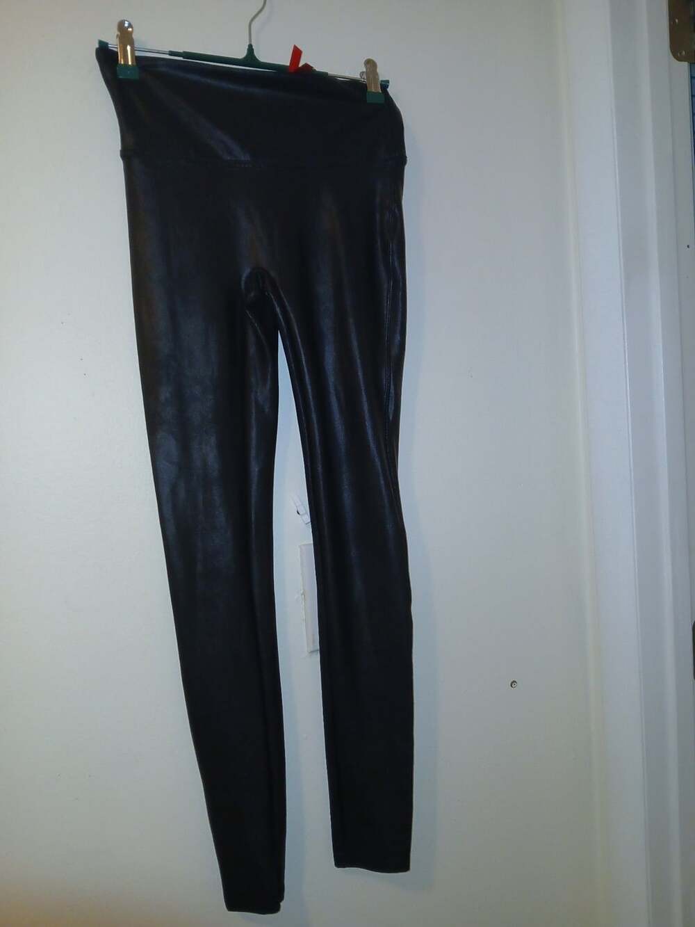 Spanx Faux Leather Leggings Black